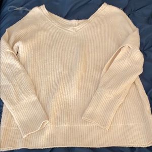 Cut out sleeve sweater